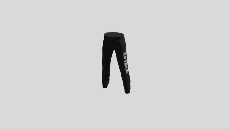Casual Sweats - Black item Roblox gratis dari katalog resmi Roblox
