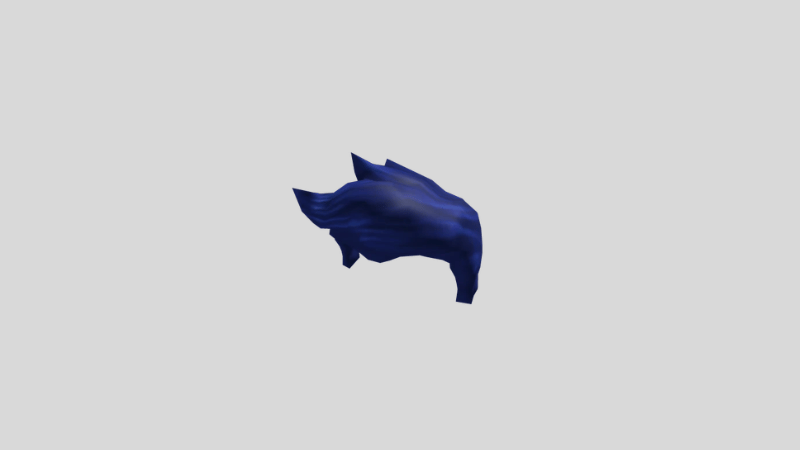 True Blue Hair item Roblox gratis dari katalog resmi Roblox